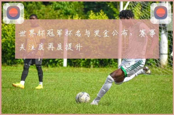 世界杯冠军杯名与奖金公布，赛事关注度再度提升